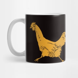 Trotting Chicken Mug